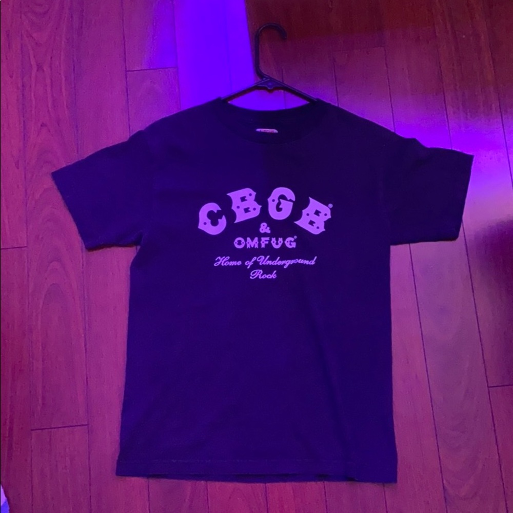 Vintage CBGB & OMFUG black t-shirt